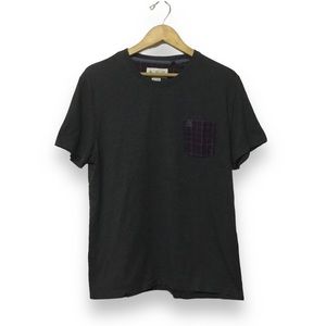Original Penguin Plaid Pocket T Shirt XL
